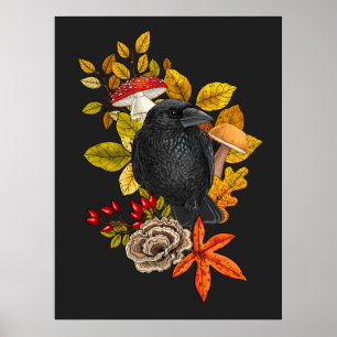 Poster Corvo de outono