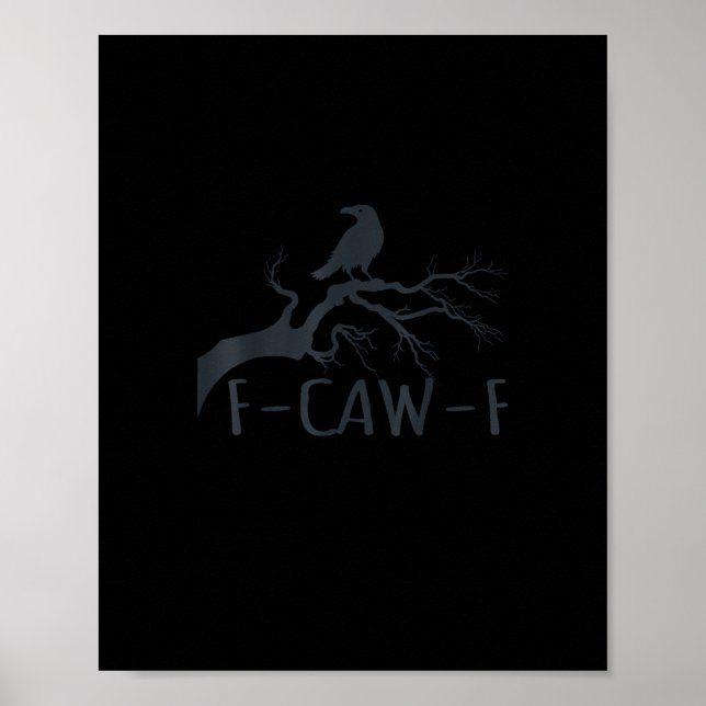 Poster Corvo F-Caw-F Retro Corvo (Frente)