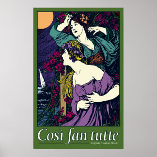 Póster Così fan tutte, Opera
