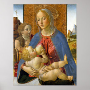 Poster Cosimo Rosselli Madonna and Child