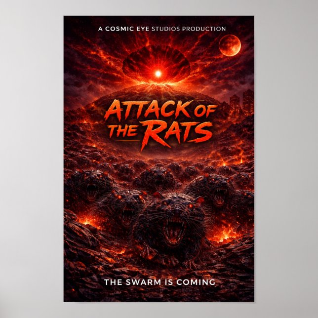 Poster Cosmic Eye™ — The Swarm Is Coming  (Frente)