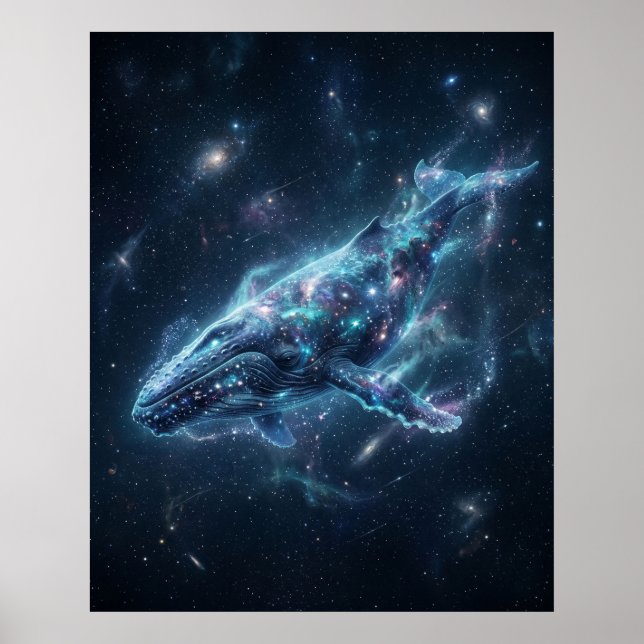 Poster Cosmic Whale Star Ocean (Frente)
