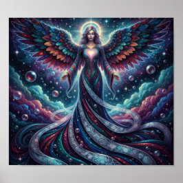 Poster CosmicBubblesAngel