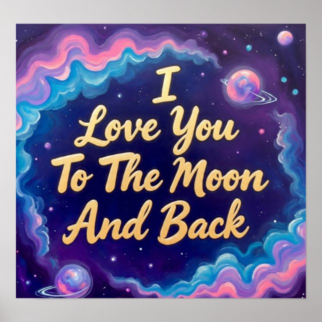 Poster CosmicLoveMoon (Frente)