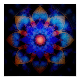 Póster Cósmico ZEN Floral