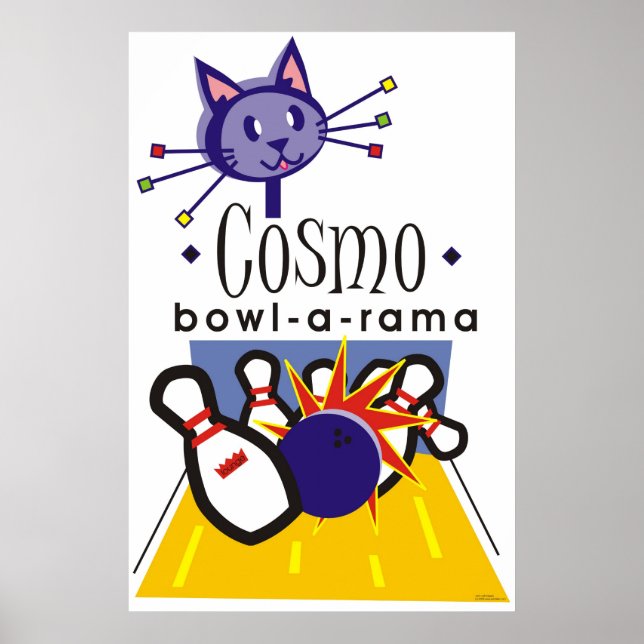 Poster Cosmo bowl-a-rama (Frente)