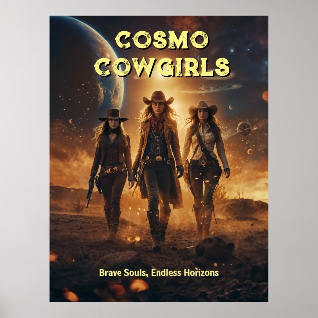 Poster Cosmo Cowboys (Frente)