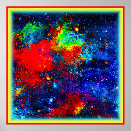 Poster Cosmos Colorburst. Comprar Agora