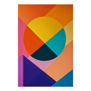 Póster Cosmos Geométrico