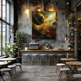 Póster Cosmos Onírico: Impresionista y Surrealista