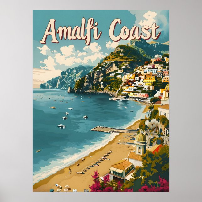 Poster Costa Amalfi (Frente)