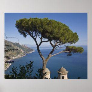 Póster Costa Amalfitana, Ravello, Campania, Itália