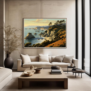 Poster Costa Central da Califórnia