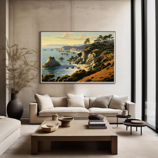 Poster Costa Central da Califórnia