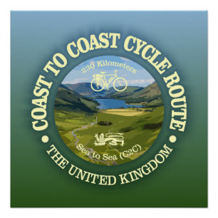 Póster Costa-Costa "C2C" (ciclismo c)