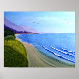 Poster Costa da Califórnia