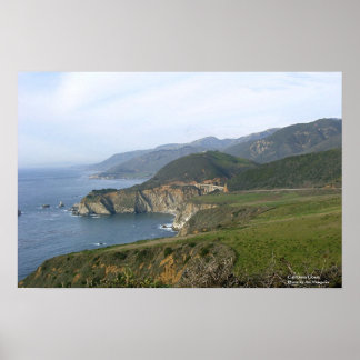 Poster Costa da Califórnia