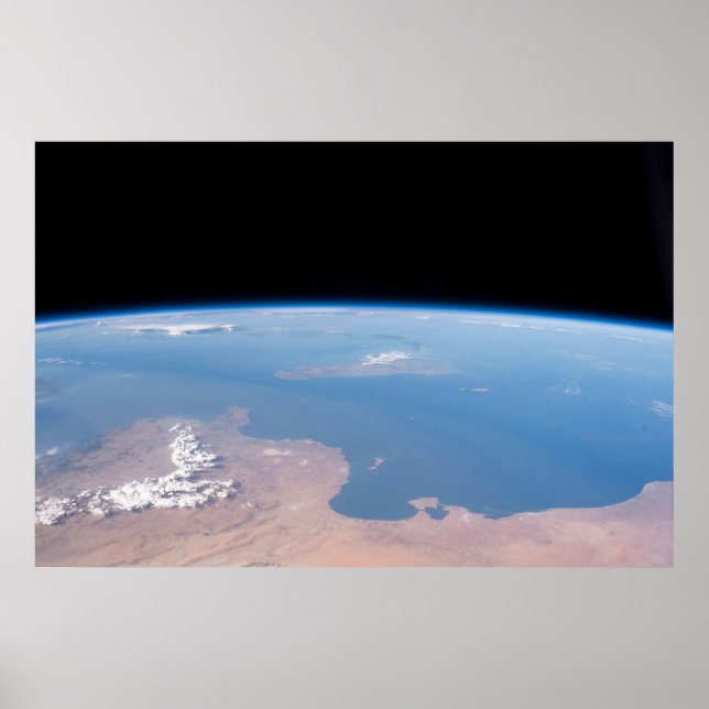 Poster Costa Da Tunísia E Líbia E Ilha Da Sicília (Frente)