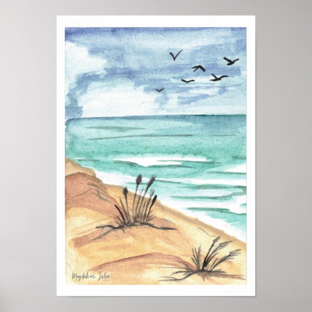 Poster Costa do Báltico (Frente)