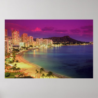 Póster Costa do Havaí