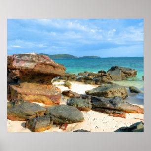 Póster Costa do Mar de Andaman perto de Phuket