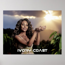 POSTER COSTA DO MARFIM - CACAU