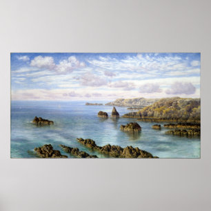 Poster Costa do sul de John Brett de Guernsey
