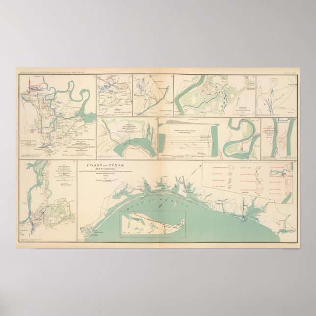 Póster Costa do Texas (Frente)