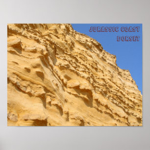 Poster Costa Jurássica, falésias Dorset