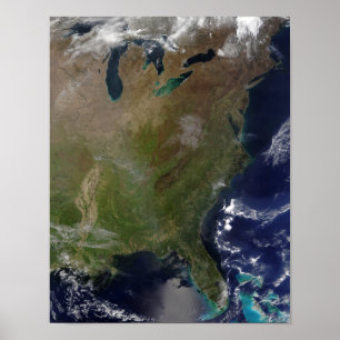 Póster Costa leste 2 dos Estados Unidos