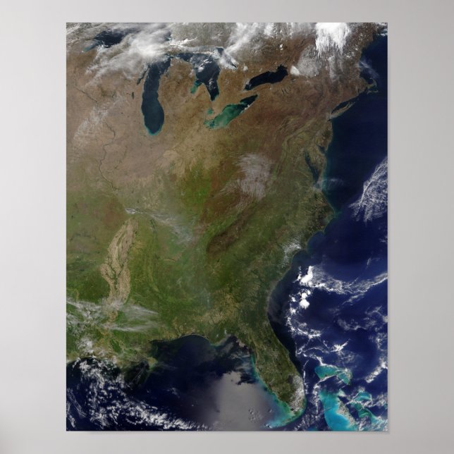 Póster Costa Leste dos Estados Unidos 2 (Frente)