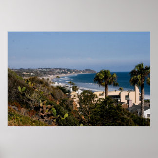 Póster Costa Malibu