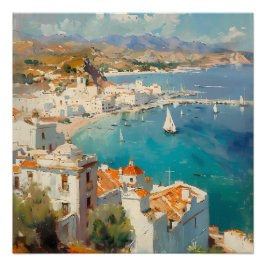 Póster Costa Mediterrânea na Espanha, Cartagena