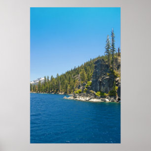 Póster Costa ocidental de Lake Tahoe