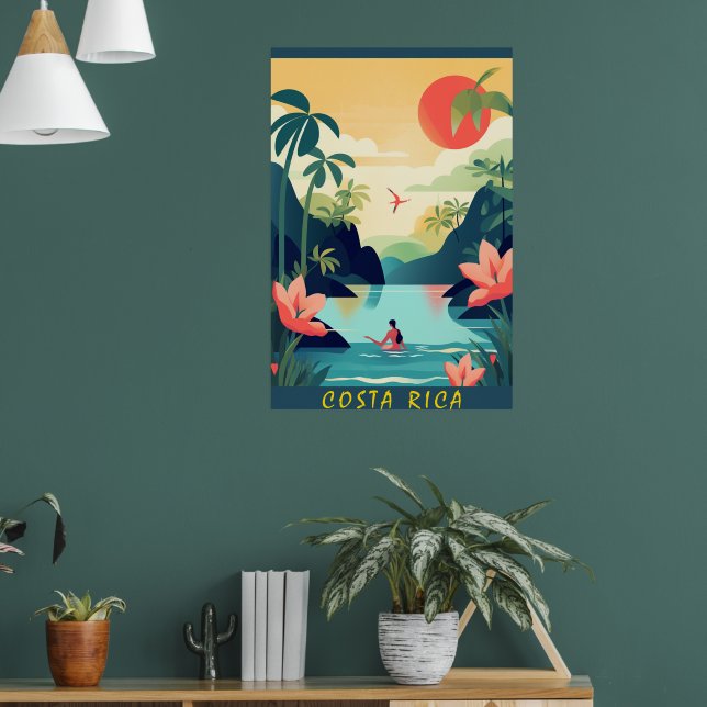 POSTER COSTA RICA #1 (Sala de Estar 1)
