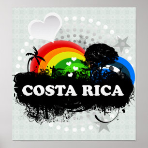 Póster Costa Rica frutado bonito