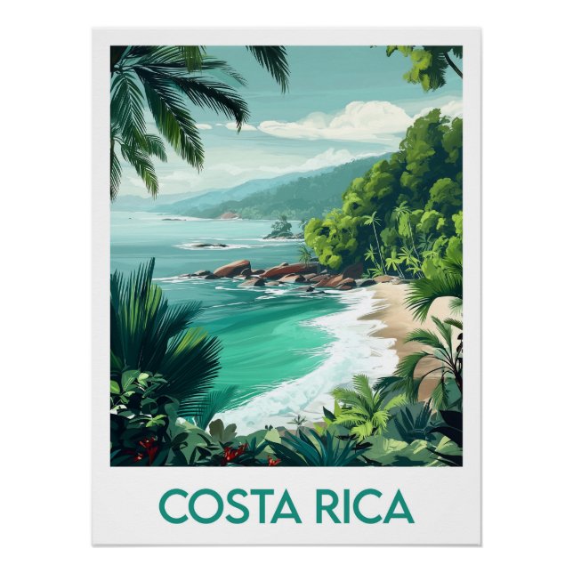 Póster Costa Rica Poster (Frente)