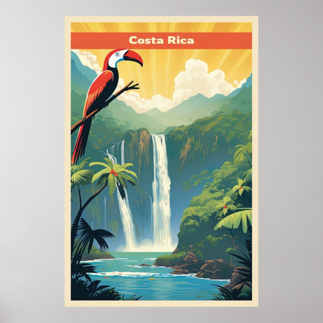 Poster Costa Rica, Viagem (Frente)