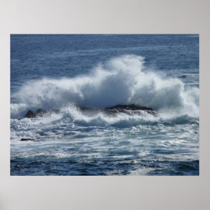 Póster Costa rochosa 2