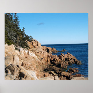 Poster Costa Rocky De Bass Harbor