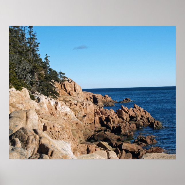 Poster Costa Rocky De Bass Harbor (Frente)