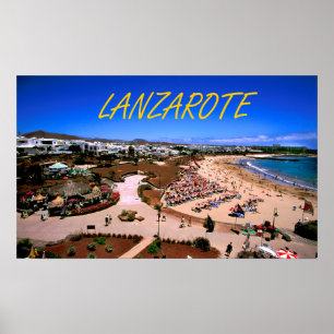Póster costela teguise lanzarote