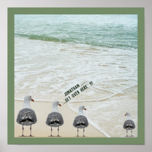 Poster Costelas de areia oceânica
