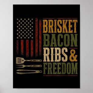Poster Costelas de Bacon Bris Dom Grill Bbq Churrasco Car
