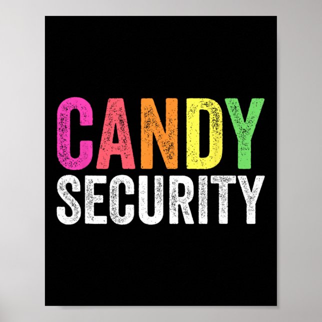 Poster Costume de Dia das Bruxas de Segurança de Kandy (Frente)