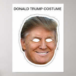 Póster Costume de Donald Trump