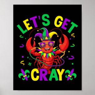 Poster Costume Encantado De Lagosta Deixa Cray Mardi Gr