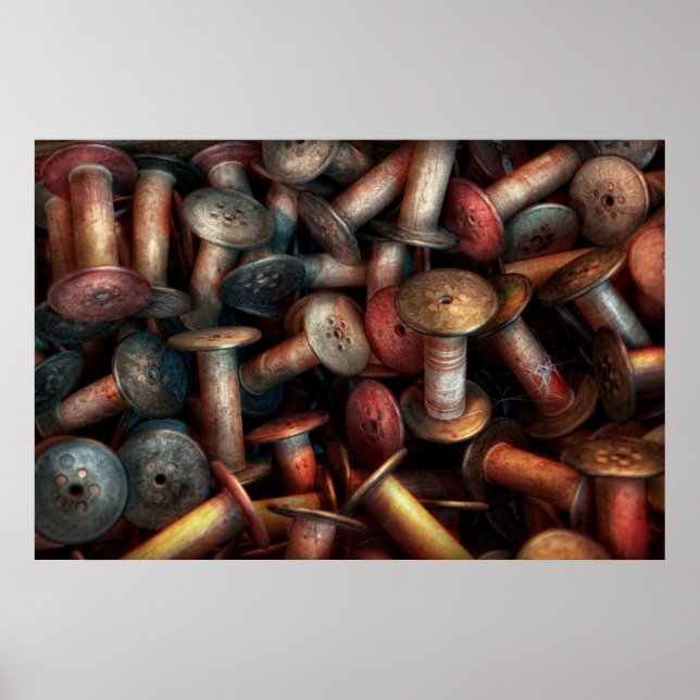 Poster Costura - Colheres (Frente)