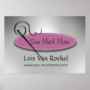 Póster "Costureira Sewing da diva" -, costureira,