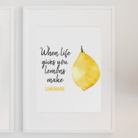 Cota Amarelo Limão Engraçado Moderno